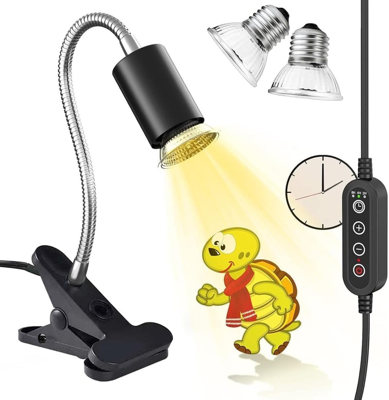 Sunshine smile Teknős Melegítő Lámpa 25W-50W Terrárium Hőlámpa Időzítővel