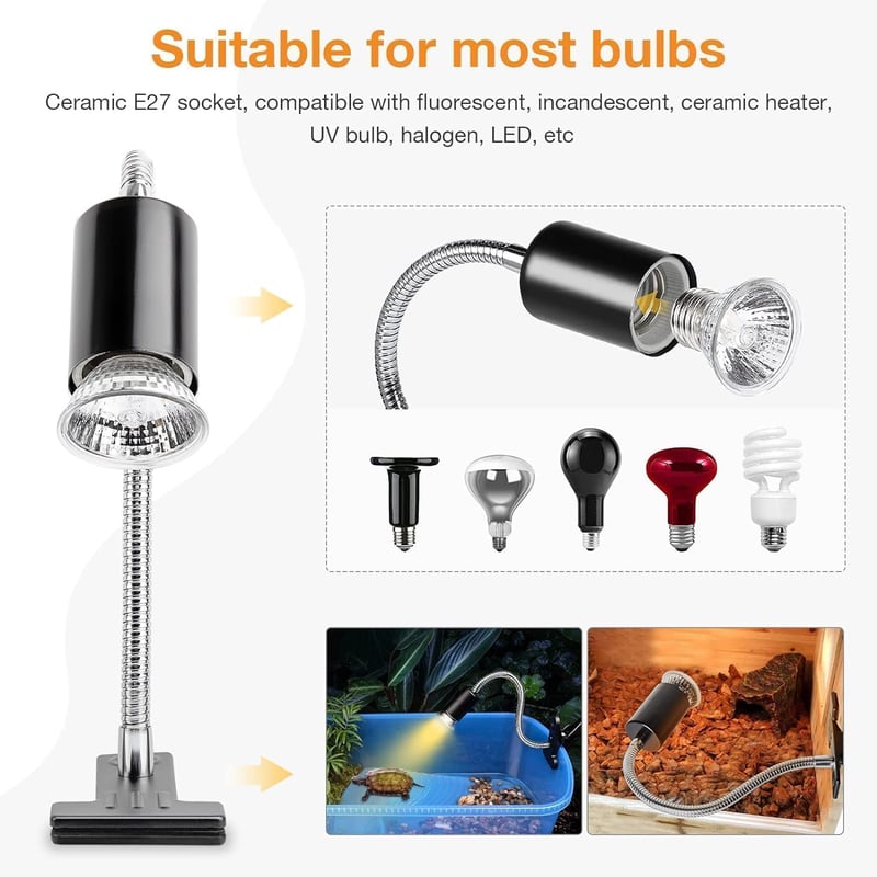 Sunshine smile Teknős Melegítő Lámpa 25W-50W Terrárium Hőlámpa Időzítővel