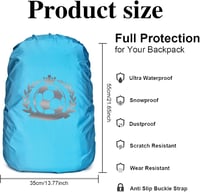 Sunshine smile Vízálló Hátizsák Esővédő Huzat Univerzális Regenschutz 2