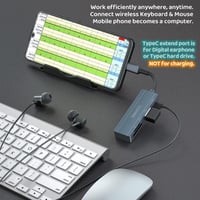 Sunshot 4az1-ben USB-C SD kártyaolvasó OTG adapter SDHC SDXC UHS-I 2