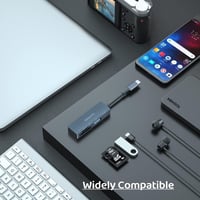 Sunshot 4az1-ben USB-C SD kártyaolvasó OTG adapter SDHC SDXC UHS-I 6