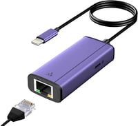 Sunshot Lightning Ethernet és Power Adapter 2in1 iPhone iPad iPod-hoz 1
