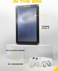 Sunslice 6W napelemes töltő vízálló USB porttal kempinghez 7