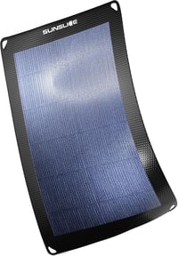 Sunslice 6W napelemes töltő vízálló USB porttal kempinghez 1