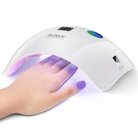 SUNUV UV LED Lampa na nechty s časovačom 30/60/99 s, automatickým infračerveným senzorom a LCD displejom - na domáce a salónne použitie 1