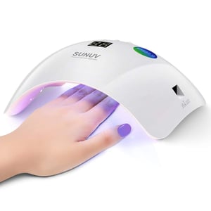 SUNUV UV LED lampa za umjetne nokte s timerom 30/60/99 s, automatskim infracrvenim senzorom i LCD zaslonom - za kućnu i salonsku upotrebu