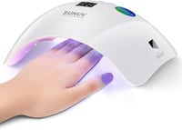 SUNUV UV LED Műköröm Lámpa 30/60/99 mp Időzítővel, Automata Infravörös Érzékelővel, LCD Kijelzővel - Otthoni és Szalonhasználatra 1
