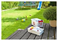 SUNWARE Q-line Box na prvú pomoc s vložkou – 22 litrov, lekárnička na doma aj do exteriéru – 40x30x26 cm 4