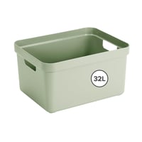 Úložný box Sunware Sigma Home 32 l – 44,5x34,5x24,3 cm – plastový organizér do kúpeľne a kuchyne – kompatibilný s vekom – 1