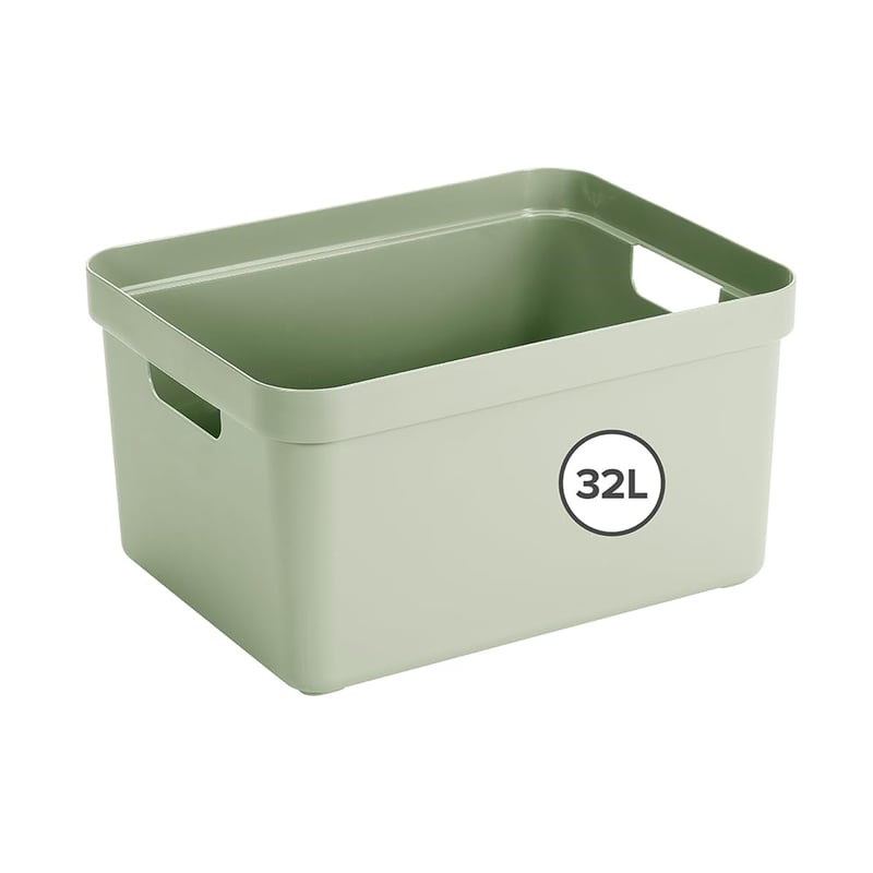 Úložný box Sunware Sigma Home 32 l – 44,5x34,5x24,3 cm – plastový organizér do kúpeľne a kuchyne – kompatibilný s vekom –
