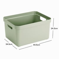 Úložný box Sunware Sigma Home 32 l – 44,5x34,5x24,3 cm – plastový organizér do kúpeľne a kuchyne – kompatibilný s vekom – 3