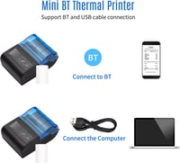 Sunydog 58mm Hordozható Termál Nyomtató Bluetooth USB Számlanyomtatás Android Windows 2