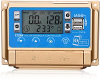 SUNYIMA 60A MPPT napelemes töltésvezérlő Bluetooth LCD kijelzővel és USB portokkal 1