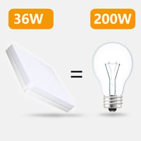 SUNZOS LED stropné svietidlo 36W 4250LM 23x4cm neutrálna biela do obývačky spálne kuchyne 2