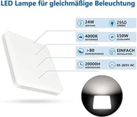 SUNZOS LED Mennyezeti Lámpa Nappali Hálószoba Konyha Előszoba Erkély Étkezőbe 3