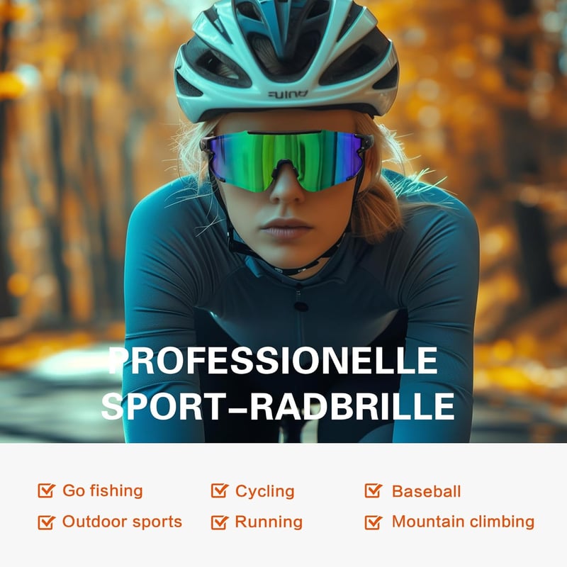 suoso Kerékpáros Napszemüveg Polarizált UV400 Unisex Sportoláshoz