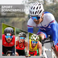 suoso Polarizált Sportüveg Férfiaknak és Nőknek - Kerékpár, Síelés, Horgászat UV400 2