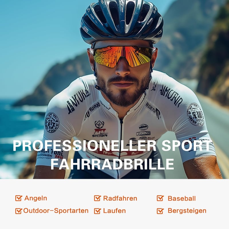suoso TR90 Polarizált Sportüveg MTB Kerékpározáshoz UV400 Védelem