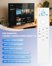 Suoxiom BN59-01385A napelemes hangvezérlős csere távirányító Samsung Smart TV-hez - fehér 4