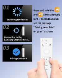 Suoxiom BN59-01385A napelemes hangvezérlős csere távirányító Samsung Smart TV-hez - fehér 7