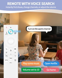Suoxiom BN59-01385A napelemes hangvezérlős csere távirányító Samsung Smart TV-hez - fehér 3