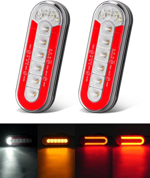 Set stopuri LED SUPAREE pentru remorcă 12-24 V, 2 buc, lămpi spate pentru remorcă, camion, autorulotă, UTV, UTE, furgonetă
