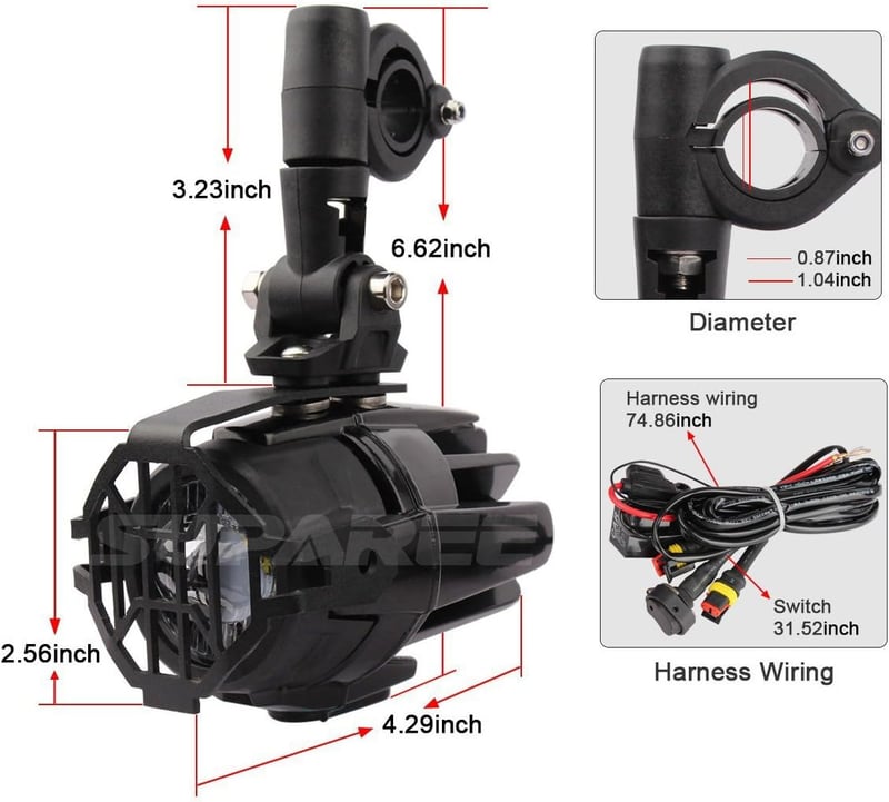 SUPAREE LED Ködlámpa 40W verzió 1