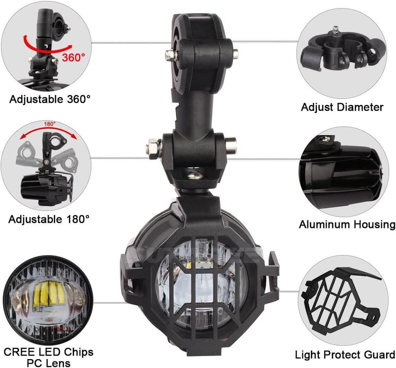 SUPAREE LED Ködlámpa 40W verzió 1