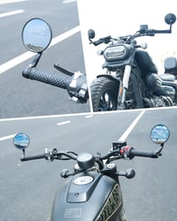 SUPAREE Univerzális Motorkerékpár Tükör E-Jóváhagyott Kerek 360° Forgatható Alumínium 8