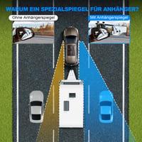 Set Universal Oglinzi Extensibile SUPAREE pentru Remorci - Oglinzi Retrovizoare Exterioare Ajustabile, Ușor de Montat, Potrivite pentru Rulote și Autorulote 5