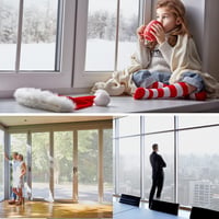SupBiky ezüst ablakfólia 60x200cm UV védelem tükör hatás 6