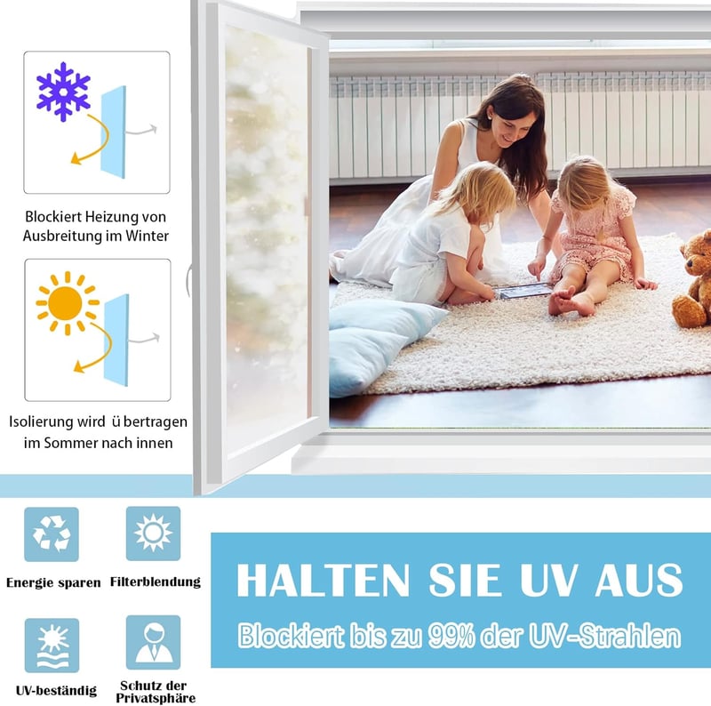 SupBiky ezüst ablakfólia 60x200cm UV védelem tükör hatás