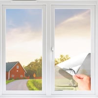 SupBiky ezüst ablakfólia 60x200cm UV védelem tükör hatás 1