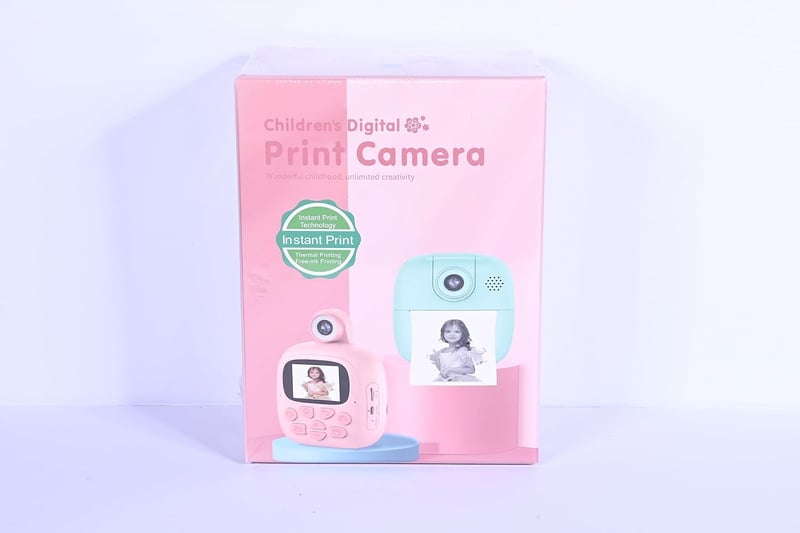 SUPBRO Gyerek Fényképezőgép 1080P Instant Nyomtatás 32GB SD Kártya 3-12 Év