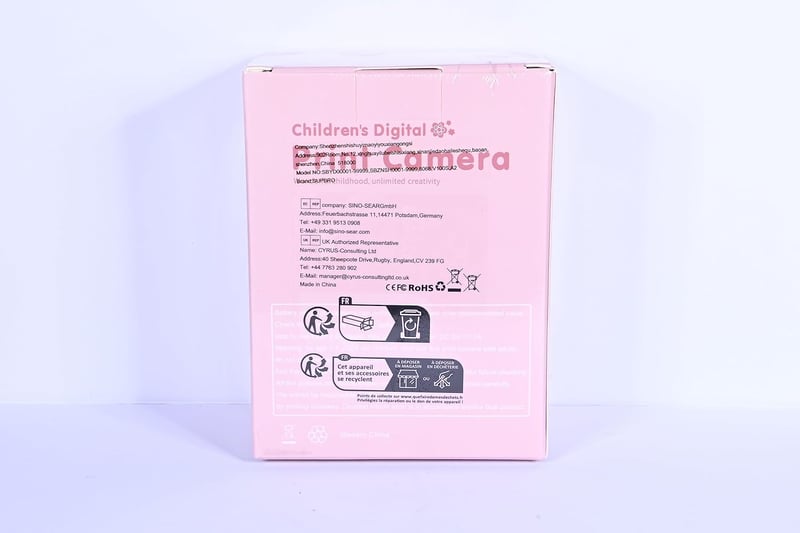 SUPBRO Gyerek Fényképezőgép 1080P Instant Nyomtatás 32GB SD Kártya 3-12 Év