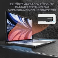 Husă SUPCASE Unicorn Beetle pentru MacBook Air 13,6" (M2/M3/M4) - negru 7