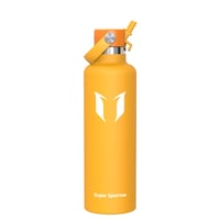 Nerezová fľaša na pitie Super Sparrow so slamkou 1L termofľaša FlipFlow 6