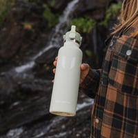 Termos Super Sparrow din oțel inoxidabil cu pai 1L - Sticlă de apă izolată din oțel inoxidabil FlipFlow 9