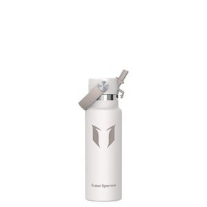 Sticlă pentru copii Super Sparrow FlipFlow 350 ml - Oțel inoxidabil — prezintă zgârieturi pe lateral (stare: vezi a 2-a imagine)