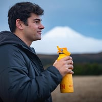 Detská nerezová fľaša Super Sparrow FlipFlow so slamkou, bez BPA - 500 ml 5