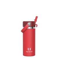Detská nerezová fľaša na vodu Super Sparrow 500 ml so slamkou – izolovaná termoska, bez BPA, nepriepustná, vhodná do umývačky riadu 1