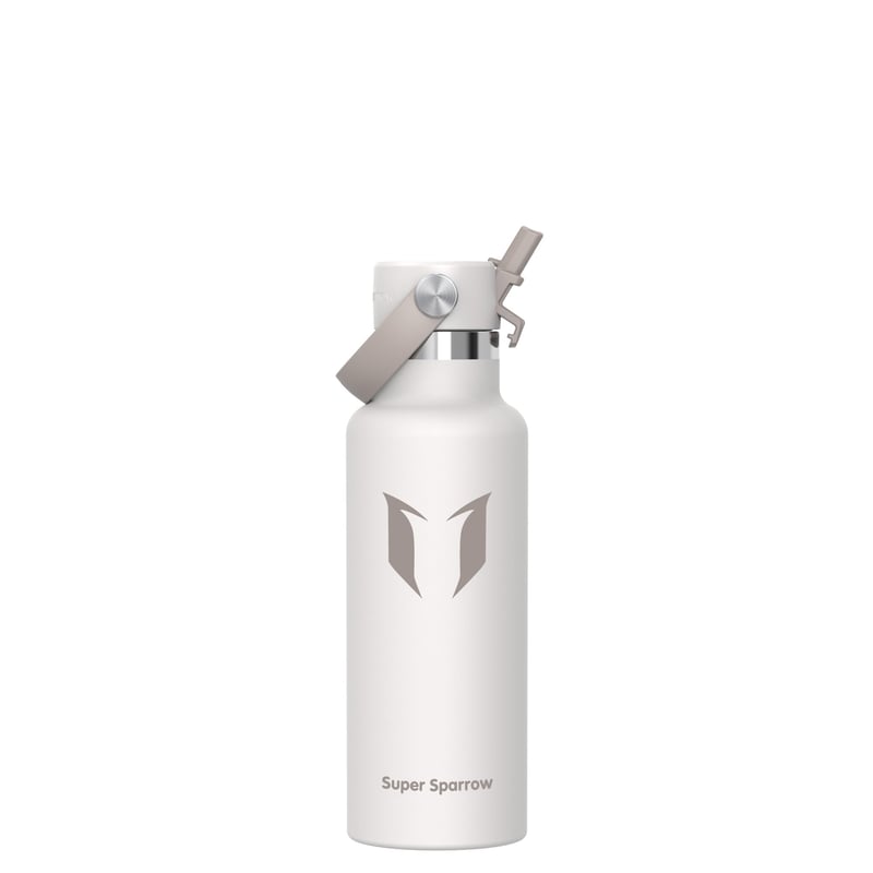 Detská nerezová termoska na pitie so slamkou Super Sparrow – 500 ml