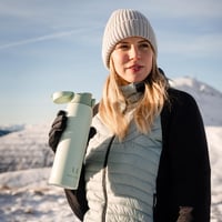 Detská termoska Super Sparrow, 500 ml, nehrdzavejúca oceľ, bez BPA, nepriepustná, fľaša na vodu do školy a na šport, Desert Green 7
