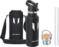 Detská nerezová fľaša Super Sparrow, 2 uzávery – 500 ml 1