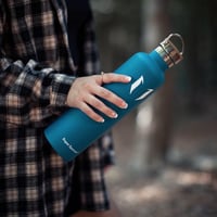 Nerezová detská fľaša na vodu Super Sparrow so slamkou, 500 ml, nepriepustná termoska, športová fľaša bez BPA 4