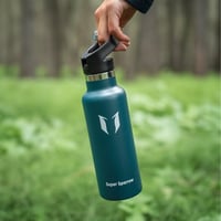 Nerezová termoska Super Sparrow — 1 kus so slamkou, bambusový uzáver nie je súčasťou balenia (stav: pozri 2. obrázok) 6