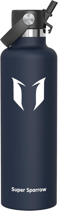 Super Sparrow rozsdamentes acél hőtartó kulacs szívószálas kupakkal - 1 L 1