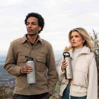 Nerezová fľaša na vodu Super Sparrow s viečkom so slamkou, 750 ml termoska, fľaša na pitie 7