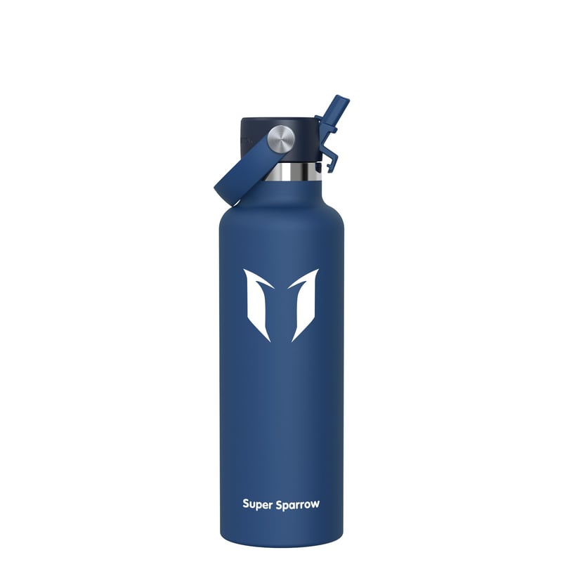 Termos din oțel inoxidabil Super Sparrow 750 ml, fără BPA, gură standard, pentru sport, călătorii, școală