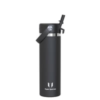 Termos din oțel inoxidabil Super Sparrow cu capac și pai – sticlă de apă izolată de 750 ml 1